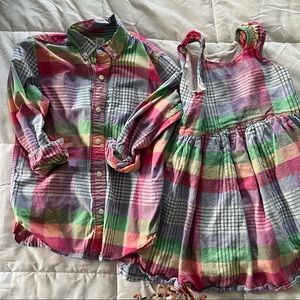 Adorable plaid Easter dress